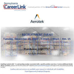 Aerotek Jobs In Pa